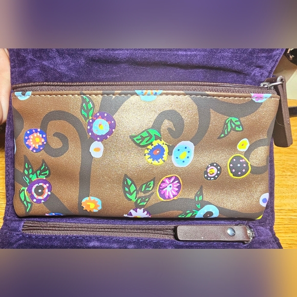 St. Jude children's foundation whimsical brown colorful jewelry travel case - Picture 3 of 8